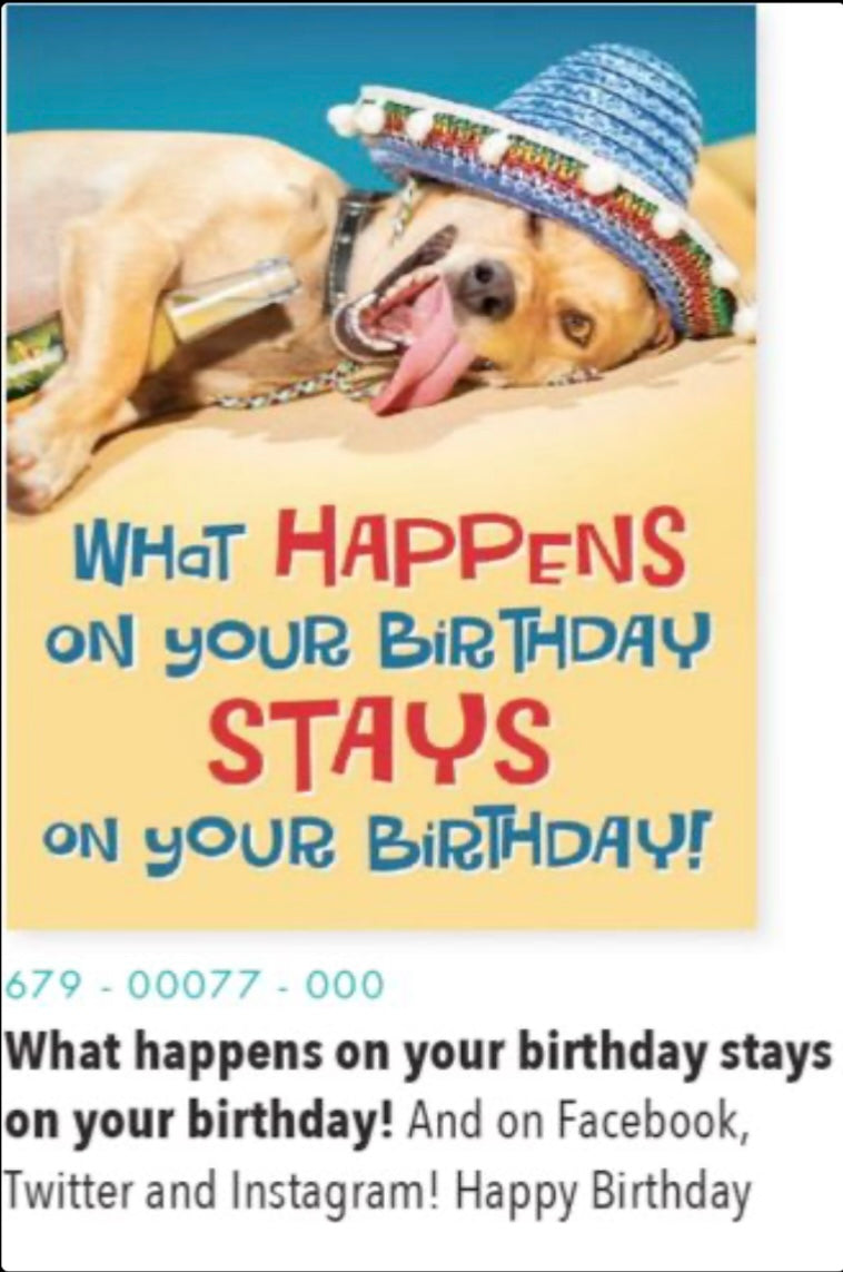 Birthday Humour